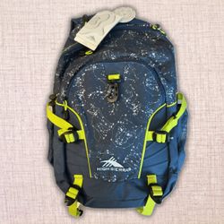 Backpack Back To School High Sierra Loop Tech Blue Constellations and Stars Design