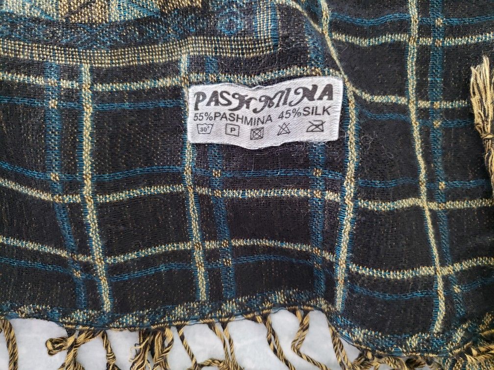 Pashmina And Silk Scarf