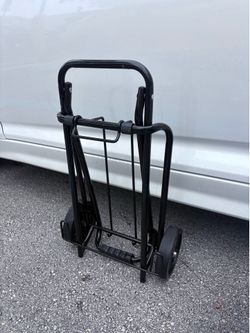 Luggage carrier hand dolly