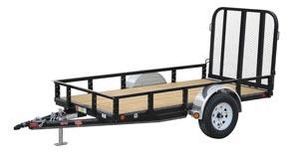 Single Axle Utility 5x8 PJ Trailers 