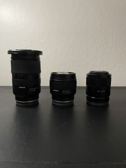 Tamron and Zeiss lenses