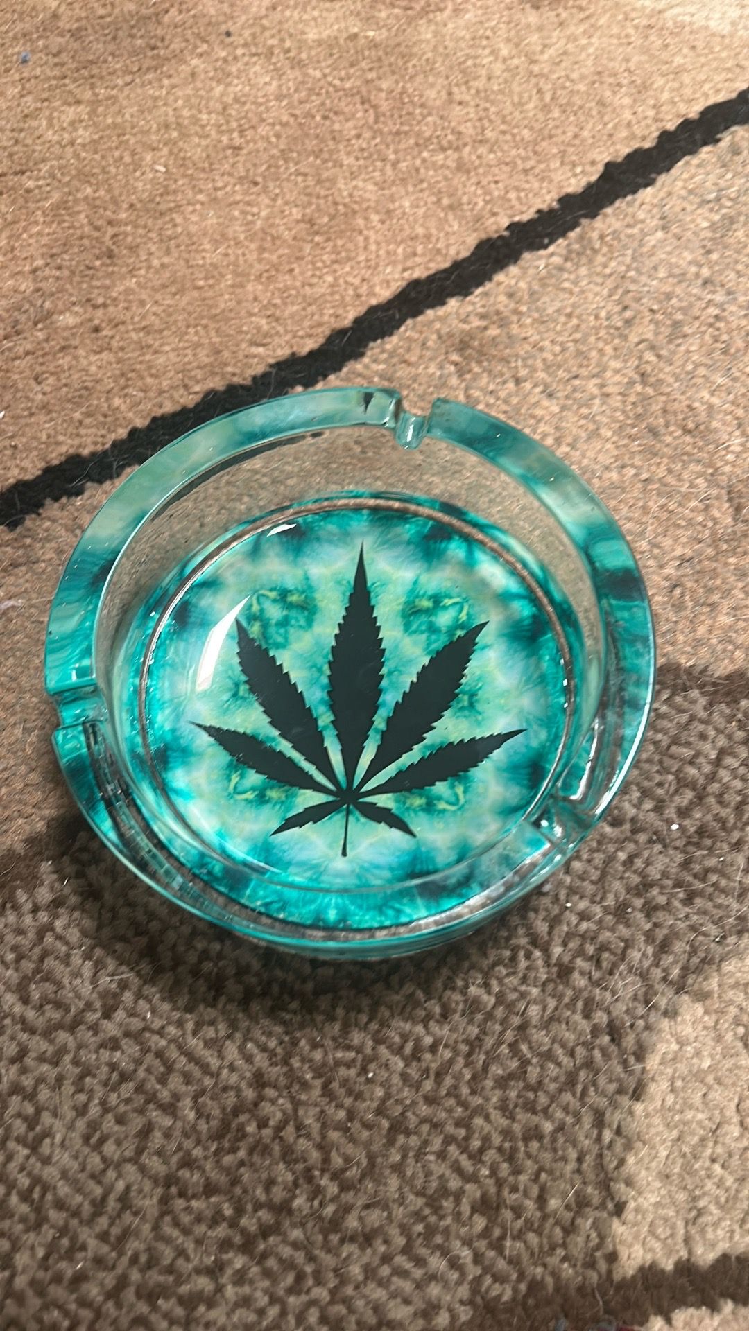 Glass ashtray