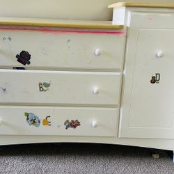 Kids Dresser Solid Wood