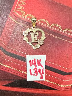 14K Solid Gold Pendant 1.3Gr