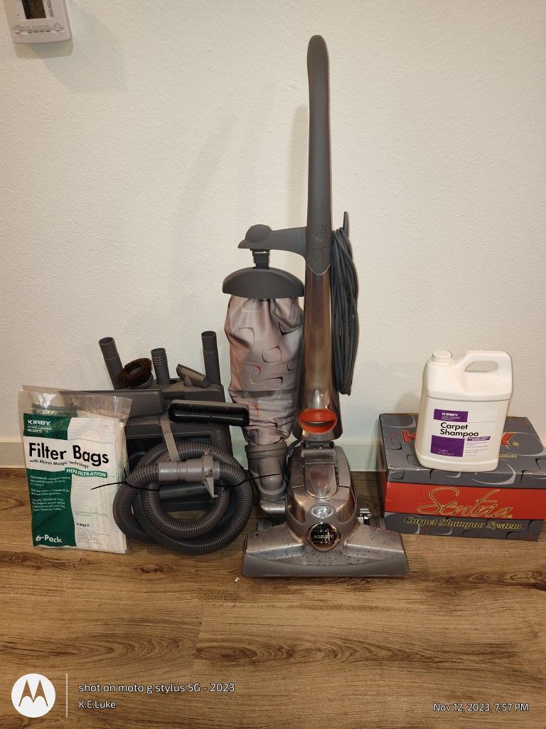 *GREAT DEAL!* Kirby Sentria G10D Vacuum & Dry Shampoo System **MUST SELL ASAP**