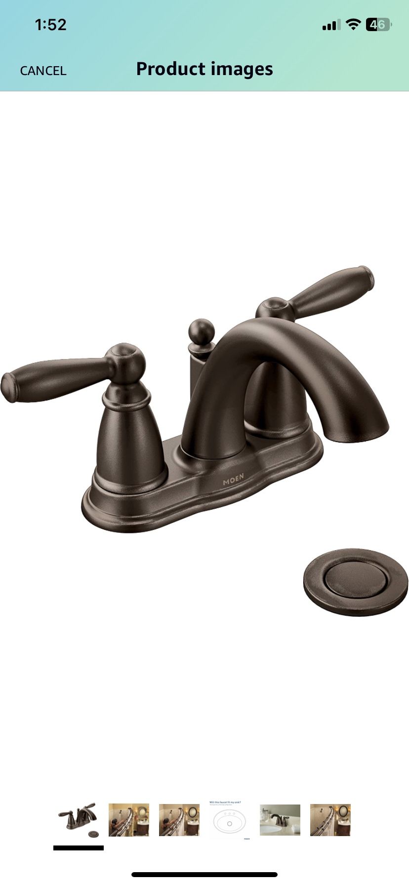 Moen Brantford 3 Bathroom Faucets, Shower & Roman Tub Faucet for Sale