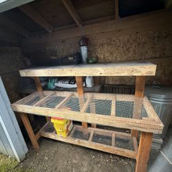 Outdoor Garden TABLE SHELF 