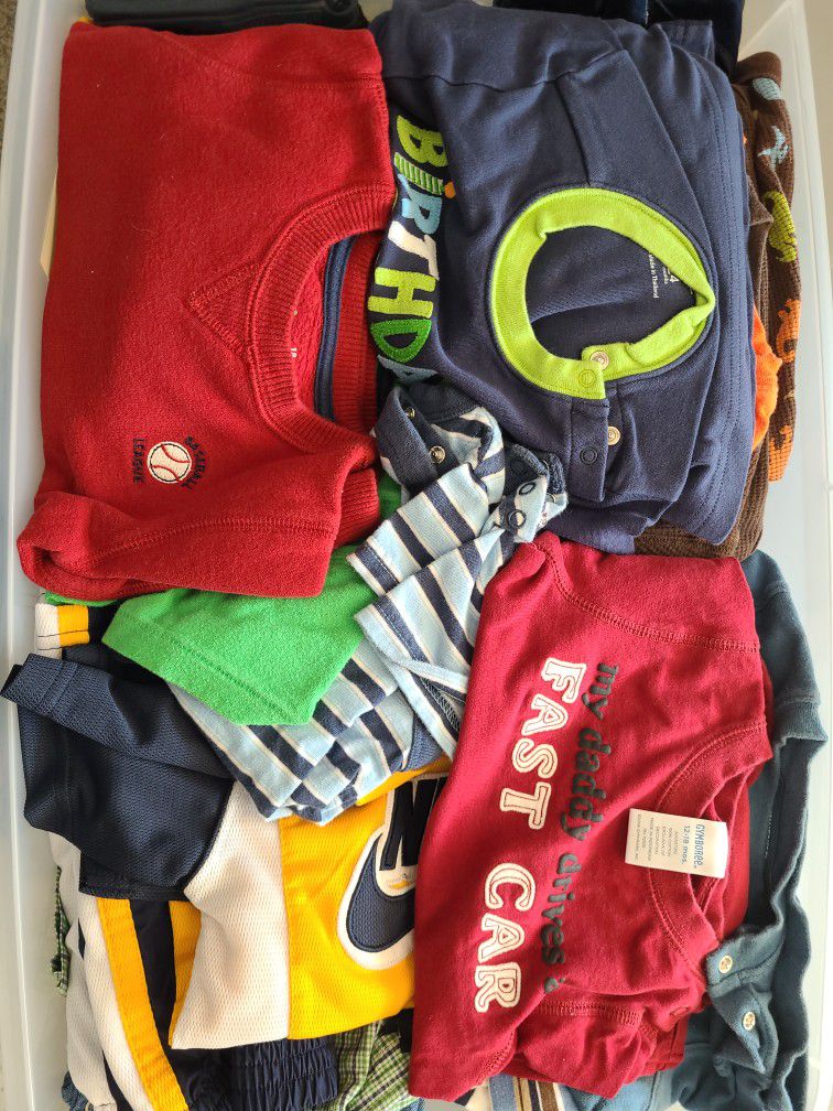 Boys 12-18 And Some 24 Month Clothes 