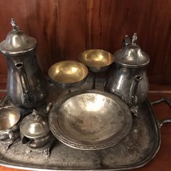 19th Century Silver Tea Set