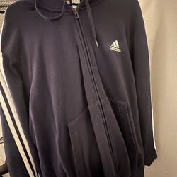 Adidas Blue Men’s XXL Hood sweatshirt $12