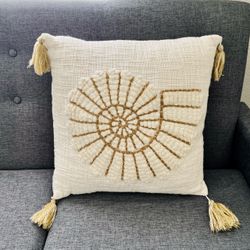 Seashell Throw Pillow