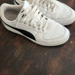 Puma Trainers- White And Black