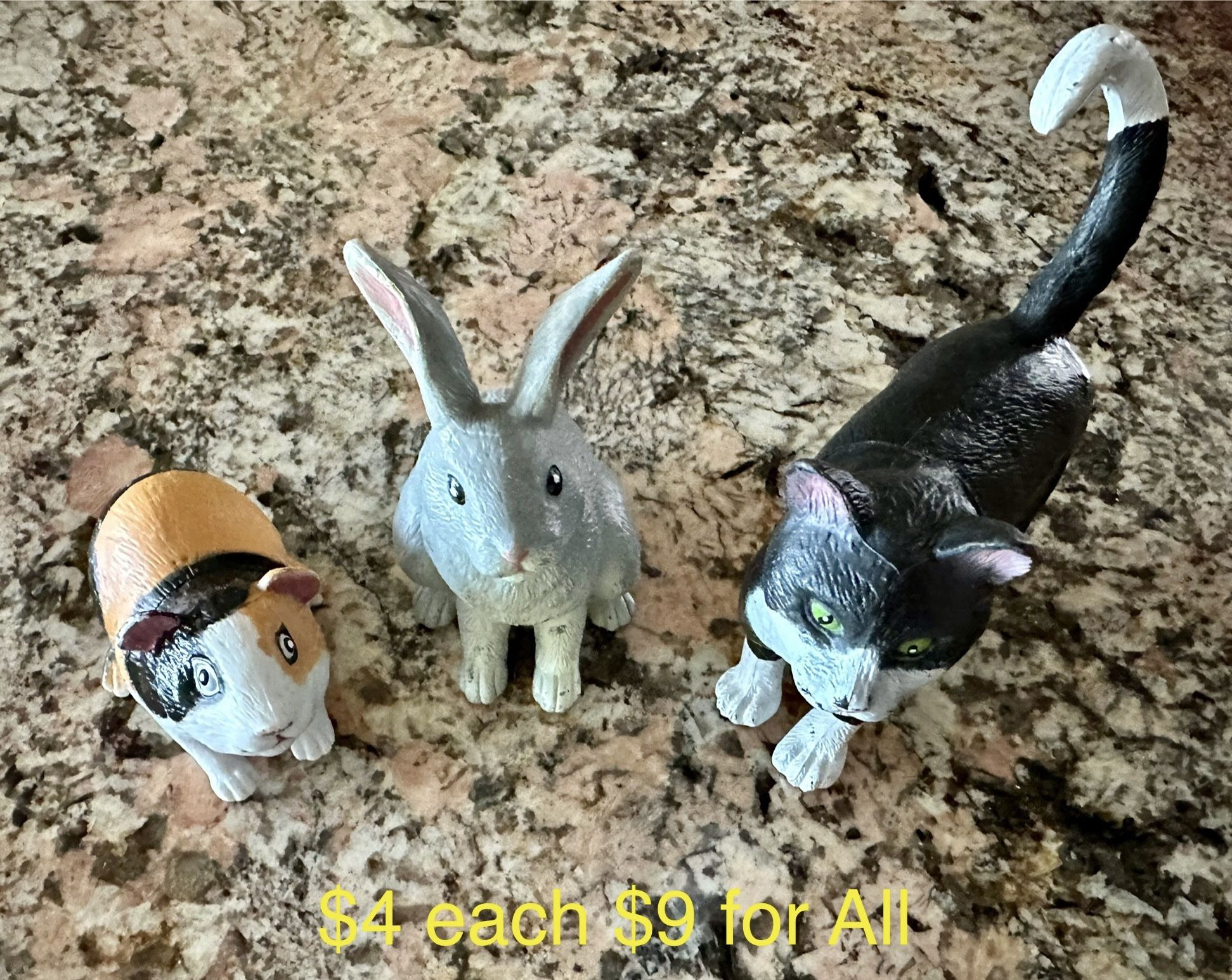Learning Resources Animal set Dog, Bunny and Guinea Pig $4 each $9 for all