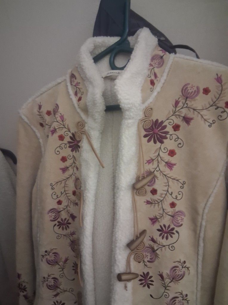 Vintage John's Bay Woman's Suede Coat 