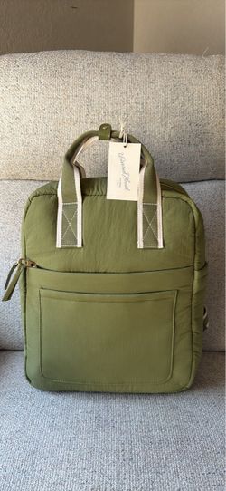 Olive Green Square Women’s Backpack