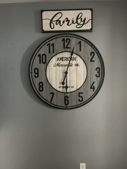 Large Wall Clock