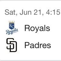 Padres vs Royals