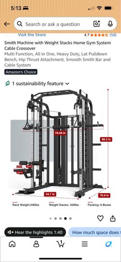 DONOW Smith Machine Home Gym – Like New