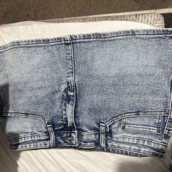 Fashion nova micro mini skirt acid wash