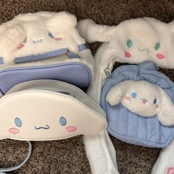 Sanrio Cinnamoroll Bundle  (3 bags + hat)