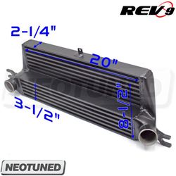 Rev9 ICK-074_6 Front Mount Bolt On Intercooler Upgrade Kit For MINI Cooper S Paceman (R61) 2012-16
