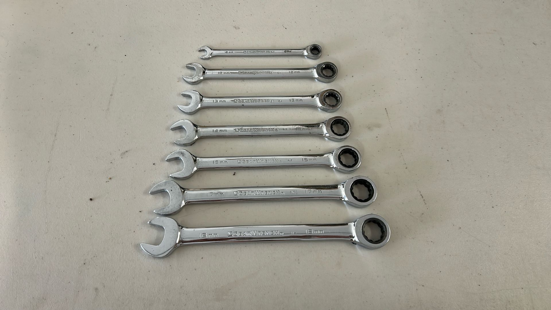 Gearwrench Ratcheting Combination Wrench Set
