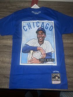 Mitchell & Ness Men’s Small Ernie Banks Chicago Cubs T-Shirt