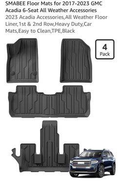 SMABEE Floor Mats for 2017-2023 GMC Acadia