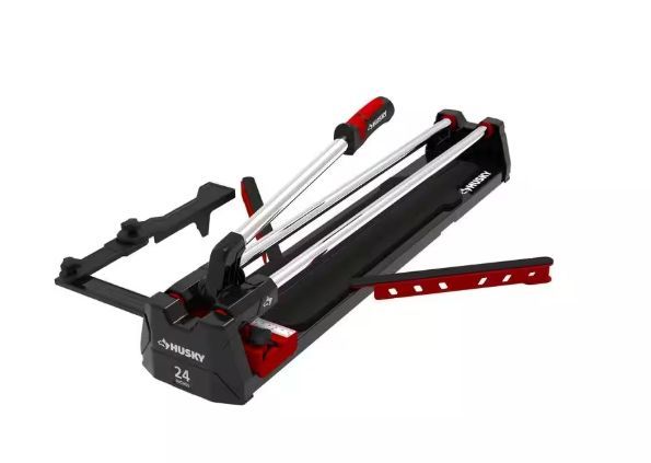 24 in. Tile Cutter with Tungsten Carbide Blade and Adjustable Gauge #A23