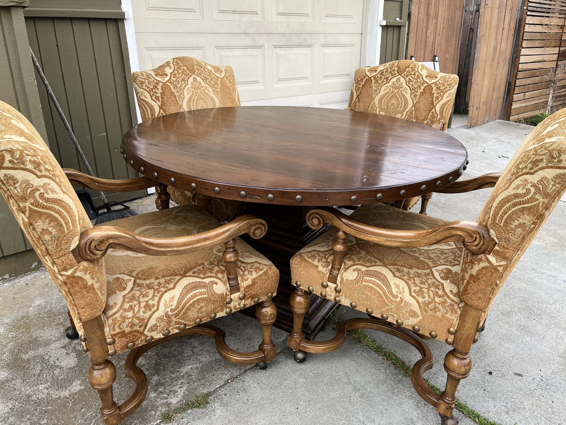 Dining Table With Four Chairs