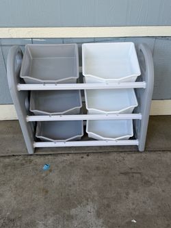Kids Toy Storage Organizer with 6 Bins