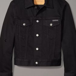 Calvin Klein - Women’s Small Black Denim Jean Jacket