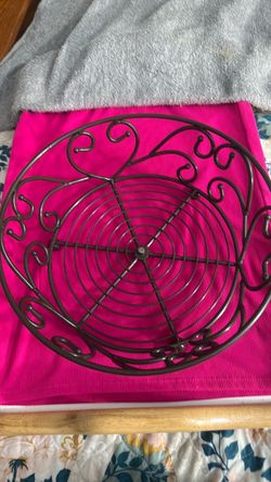 PRINCESS House Round Decorative Metal Wire Basket