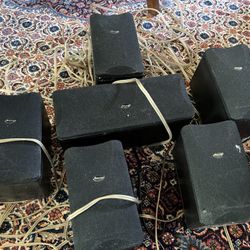 Mirage AVS-100 AVS-200 6-speaker surround with FRX-S8 Subwoofer —tested works