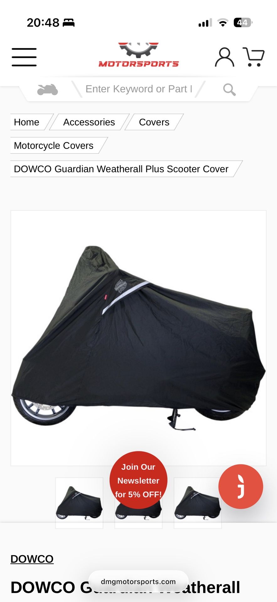 DOWCO Scooter Cover
