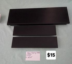 FLOATING SHELVES BLACK SET
