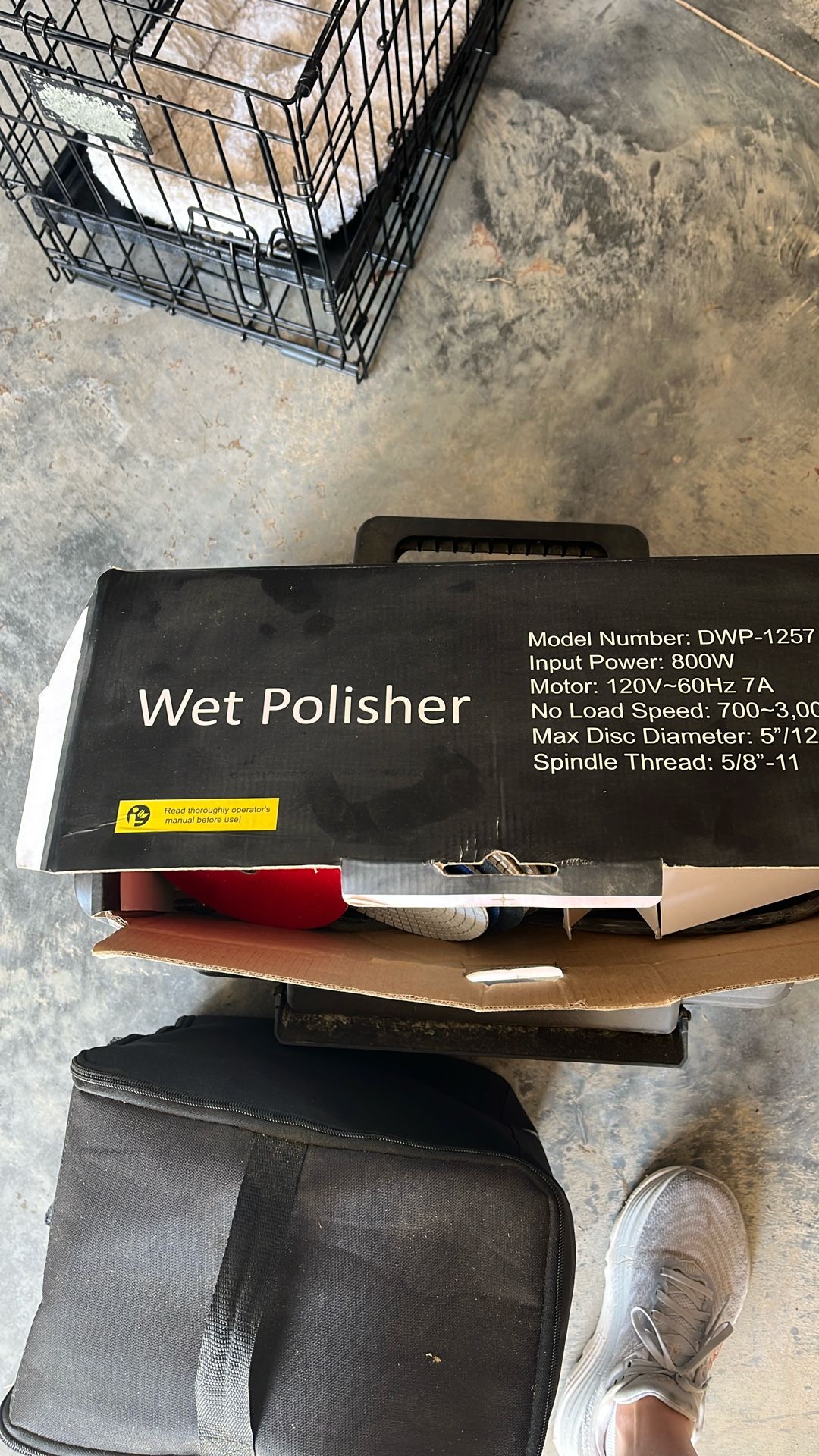 Wet polisher
