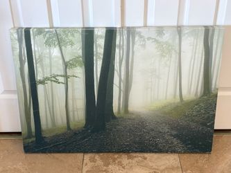 Beautiful Forest Frameless Canvas
