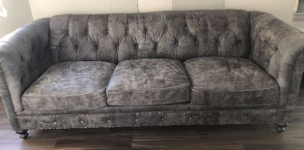 Bernhardt Gray Leather Sofa For In Phoenix Az Offerup Bernhardt Gray Leather Sofa Phoenix Az