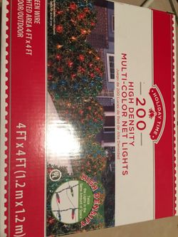 High density multi color net lights 🎁