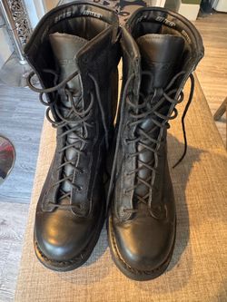 Bates Black Leather Tactical Boots 10.5