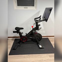 2021 Peloton Bike+, Very Good Condition, Includes Mat and Cushion – Towson, MD