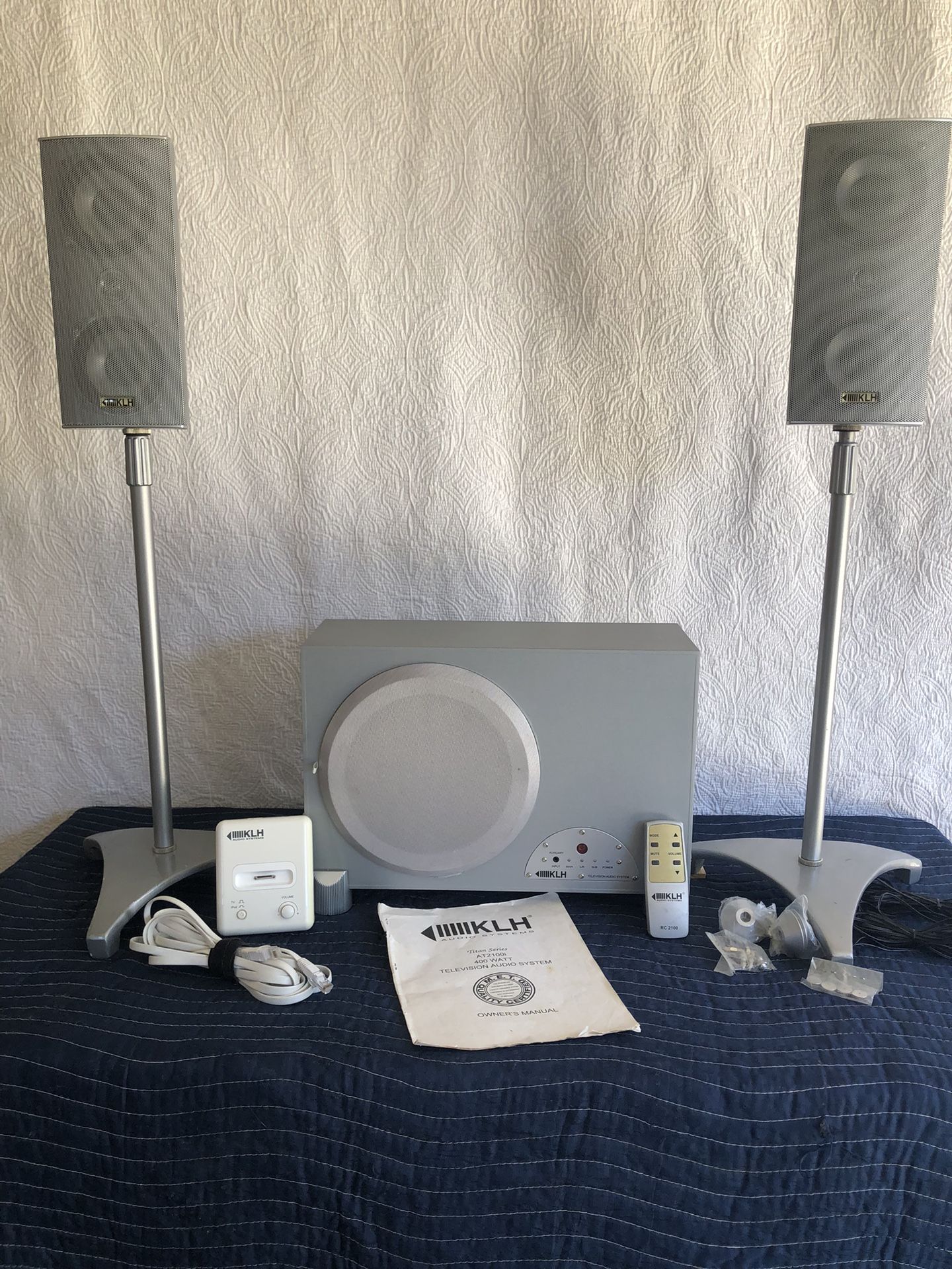 400 Watt KLH Audio System T.V. I Pod Etc. System for Sale in Glendora