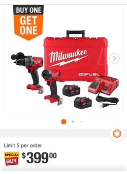 Milwaukee M18 Impact & Hammer Drill Set