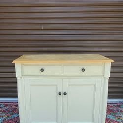 White Kitchen Island Cabinet - Delivery Possible