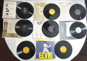 21- Elvis Presley Album Vinyl Lot.