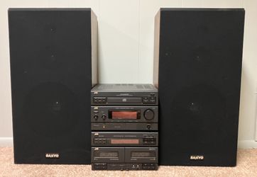 JVC MX-44 Stereo & Sanyo Speakers