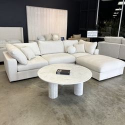 Modular “Cloud” Sectional Couch Sofa Chaise with Ottoman for Living Room-Clearance Warehouse Sale
