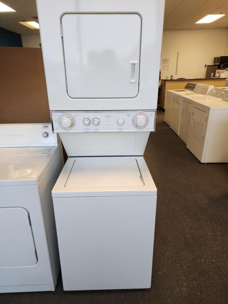Whirlpool thin twin washing machine and electric dryer with warranty
