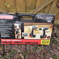 Brand New Craftsman 3/8" Drill/Driver With Work Light